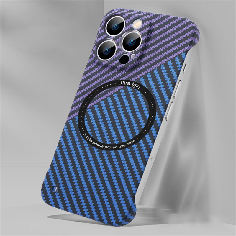 Load image into Gallery viewer, Carbon Fiber Frameless Magnetic Case-5