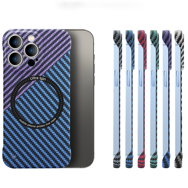 Load image into Gallery viewer, Carbon Fiber Frameless Magnetic Case-12