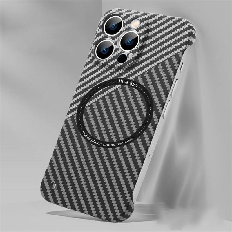 Load image into Gallery viewer, Carbon Fiber Frameless Magnetic Case-2