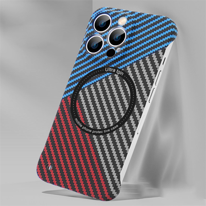 Load image into Gallery viewer, Carbon Fiber Frameless Magnetic Case-7