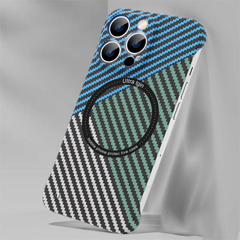 Load image into Gallery viewer, Carbon Fiber Frameless Magnetic Case-6