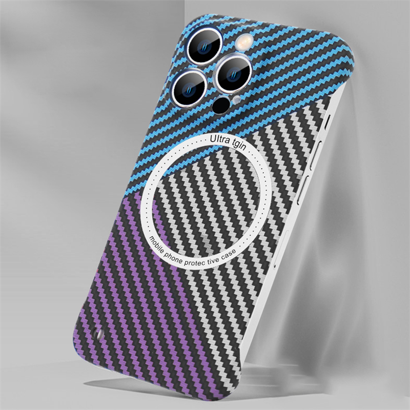 Load image into Gallery viewer, Carbon Fiber Frameless Magnetic Case-8