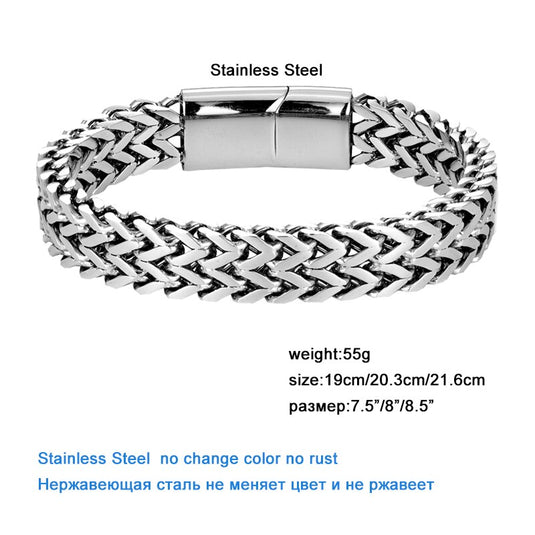 KOAdventures: Adult - Unisex - Stainless Steel Curb Chain Bracelet - KO Adventures