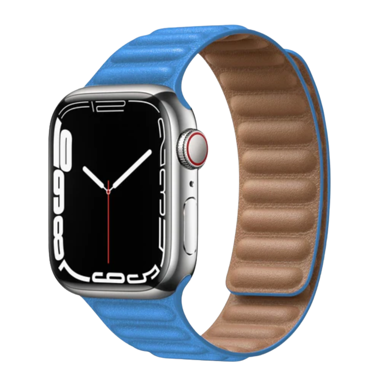 Leather Link Apple Watch Band: