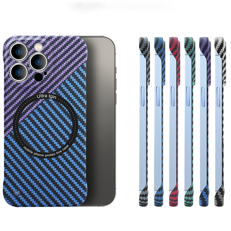 Load image into Gallery viewer, Carbon Fiber Frameless Magnetic Case-12
