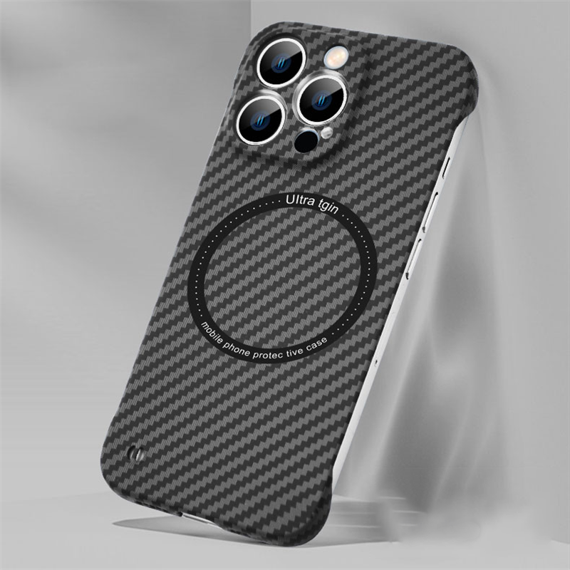 Load image into Gallery viewer, Carbon Fiber Frameless Magnetic Case-0
