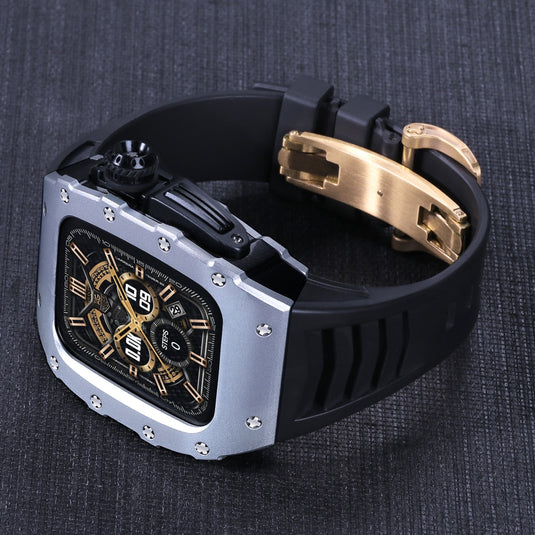 Luxury Modification Kit Compatible with Apple Watch Strap 44mm