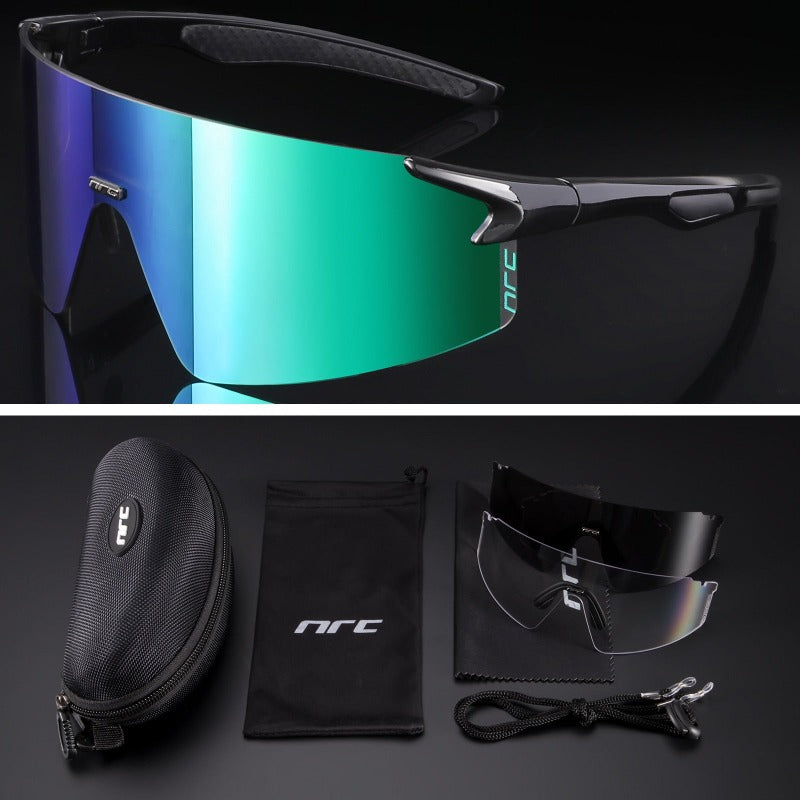 Load image into Gallery viewer, NRC 3 Lens UV400 Cycling Sunglasses - Adult - Unisex - KO Adventures
