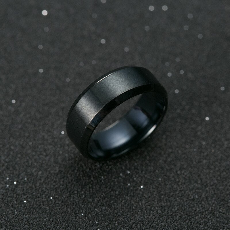 Load image into Gallery viewer, Titanium Ring Black
