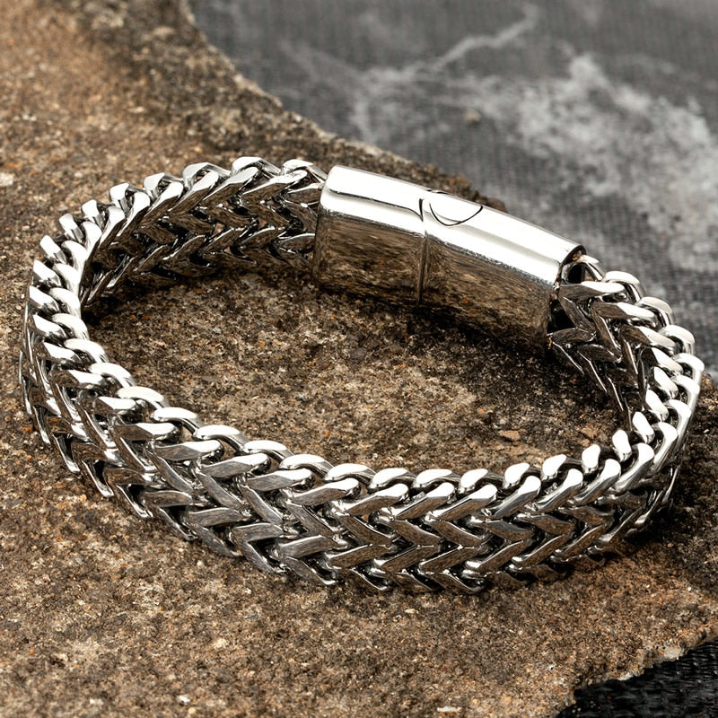 Load image into Gallery viewer, KOAdventures: Adult - Unisex - Stainless Steel Curb Chain Bracelet - KO Adventures
