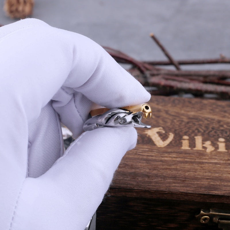 Load image into Gallery viewer, KOAdventures: Adult - Unisex - Dragon Clasp Vikings Vintage Necklace - KO Adventures
