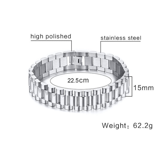 KOAdventures: Adult - Unisex - Stainless Steel Watch Band Bracelet - KO Adventures